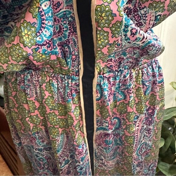 Juicy Couture Imperial Boho Starflower Maxi Dress In Bardot Size 4 - Picture 6 of 15